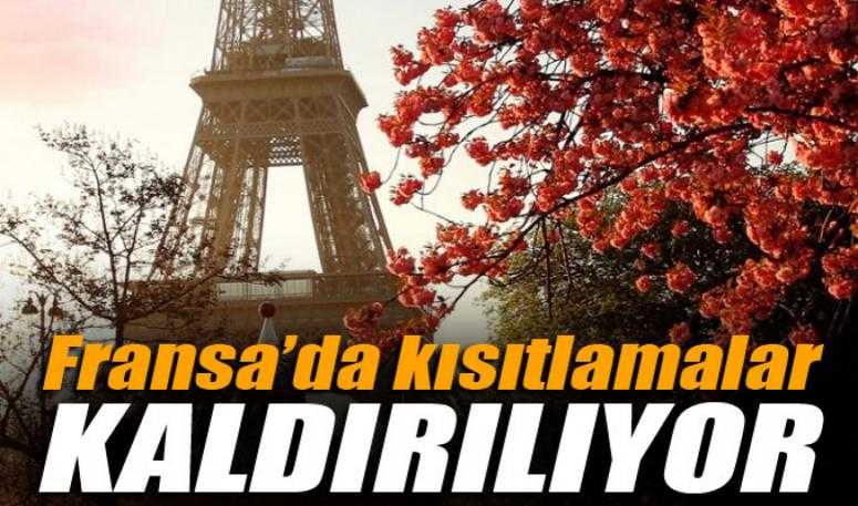 Fransa'da Kovid-19 kısıtlamaları kaldırılıyor