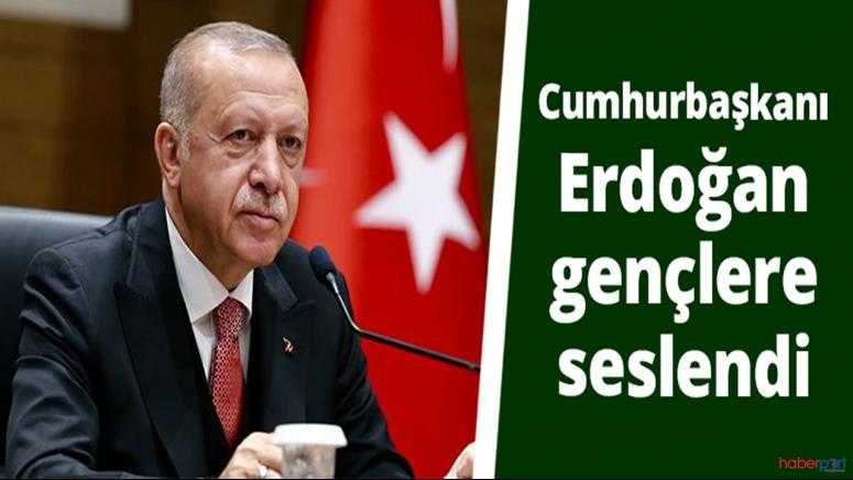 Cumhurbaşkanı Erdoğan gençlerle buluştu