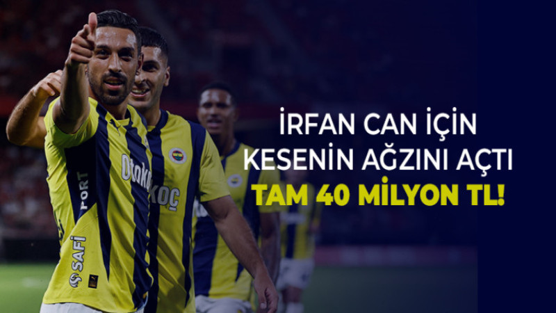 Fenerbahçe'den İrfan Can Kahveci'ye yeni sözleşme!