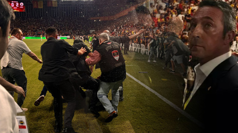 İzmir'de Ali Koç'a saldırı! Devre arasında ortalık karıştı...