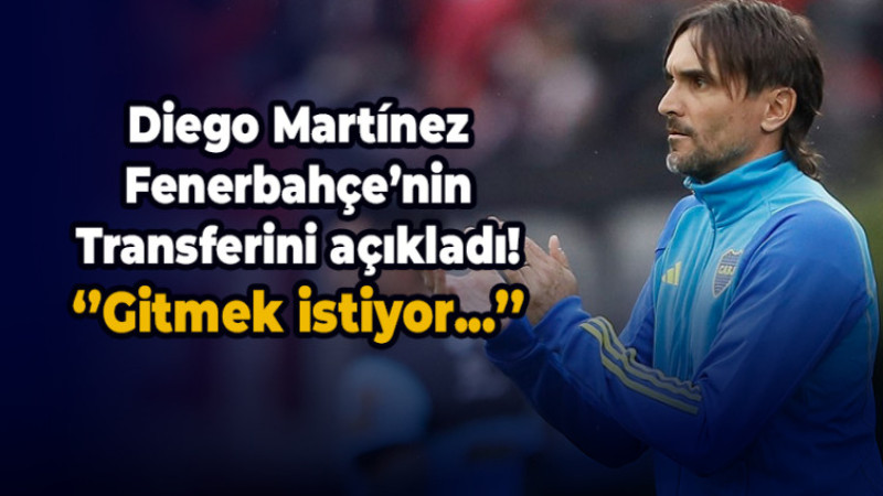 Diego Martínez, Fenerbahçe'nin transferini açıkladı...