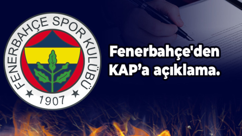 Fenerbahçe'den bir KAP açıklaması daha! Ayrılık gerçekleşti...