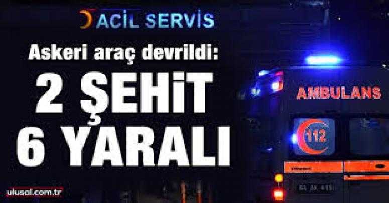 Siirt'te zırhlı araç devrildi: 2 jandarma şehit