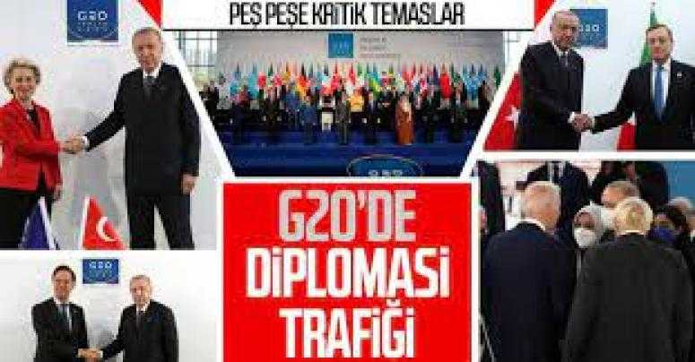 G20 zirvesinde yoğun diplomasi trafiği