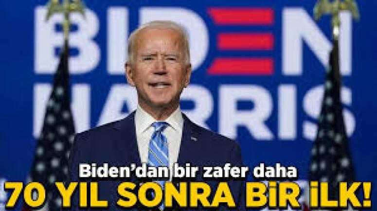 Biden 70 yıl sonra Arizona’da kazanan ilk Demokrat lider