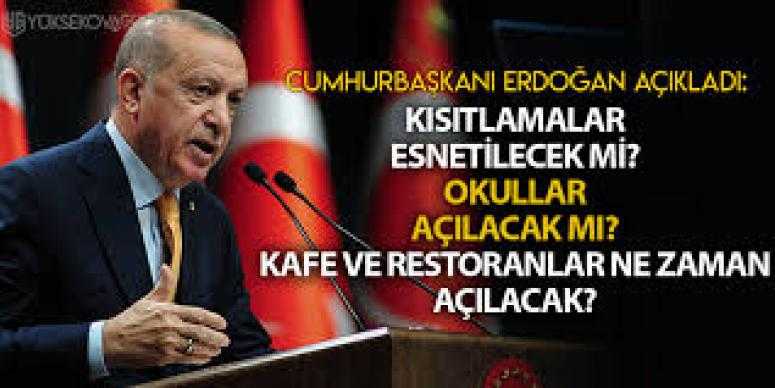 Erdoğan Kabine Topantısı sonrası yeni kararları açıkladı