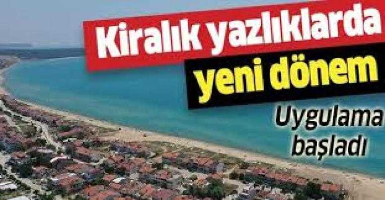 Kiralık yazlıklarda sertifikalı ev dönemi