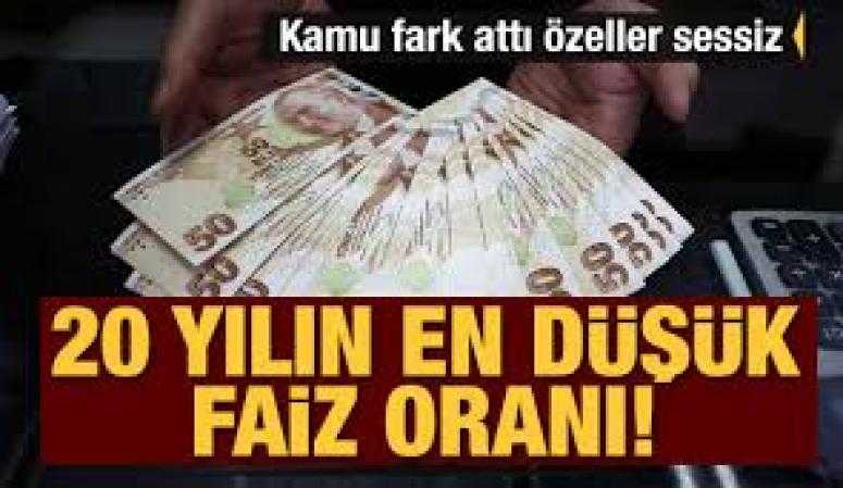 Tüketici kredisinde 20 yılın en düşük faizi