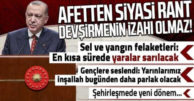 Erdoğan'dan 'şehircilikte yeni dönem' açıklaması