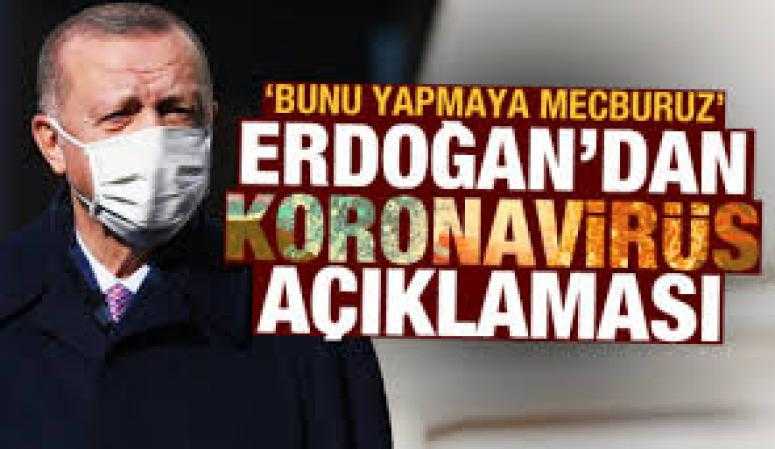 Erdoğan'dan çok önemli koronavirüs yasağı açıklaması